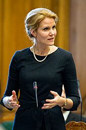 Helle Thorning-Schmidt, Danmarks statsminister. Nordiska Radets session 2011 i Kopenhamn