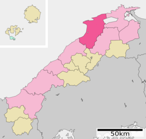 Location of Izumo