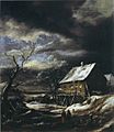 Jacob van Ruisdael - Winter Landscape - Bader collection
