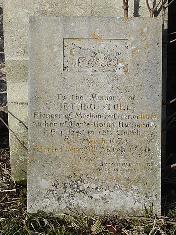 Jethro Tull (agriculturist) gravestone