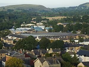 Jubilee Mill from Clitheroe Castle 8239