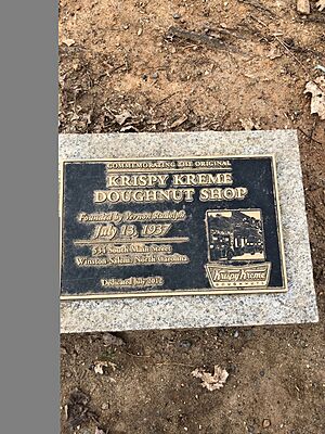 Krispy Kreme Plaque, Winston-Salem