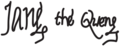 Lady Jane Grey Signature