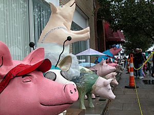 Lexington Barbecue Festival - more pigs