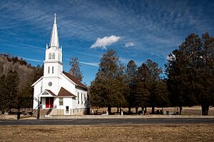 Little country church Cedar Valley near Winona, MN