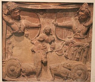 Mahabharat, Gupta artefacts 03, National Museum, New Delhi
