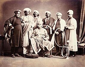 Majaraja of Benares and Suite, 1870s