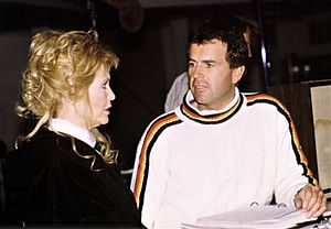 Making of ILLUSION INFINITY, director Roger Steinmann with Dee Wallace