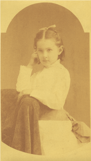 Mariana Wright Chapman as a young girl