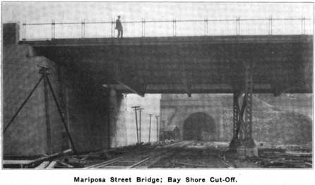 Mariposa Street Bridge; Bay Shore Cut-Off
