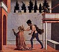 Martyrdom of St Lucy (predella 5), berlino