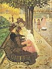 Maurice Prendergast (1858-1924) - The Tuileries Gardens, Paris (1895)