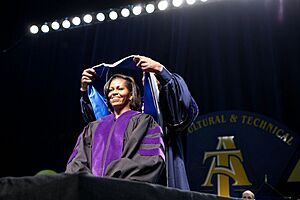 Michelle Obama at NCA&T Commencement In 2012