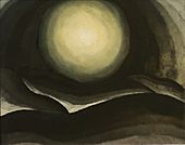 Moon by Arthur G. Dove, 1928, oil on board