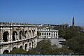 Nîmes, Ausblick von der Dachterrasse des Musée de la Romanité (40506158893)