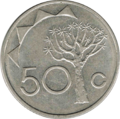 Namibia-Dollar 50cent-coin2