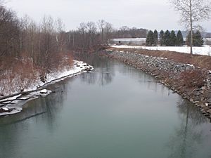 Nescopeck Creek from the Pennsylvania Route 339 bridge