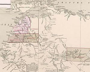 Northern Territory counties 1886