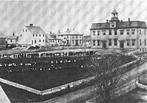 Old academy in Lunenburg, Nova Scotia c. 1881