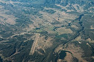 Aerial view of west Pagosa Springs