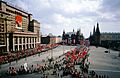 Parade outside of Hotel Moscow 1964
