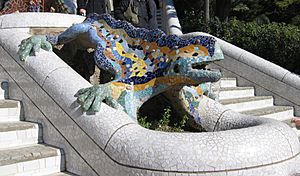 Parc Güell Dragon Restored