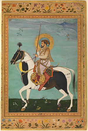 Payag, Shah Jahan on Horseback, Folio from the Shah Jahan Album ca. 1630, Metmuseum