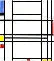 Piet Mondriaan, 1939-1942 - Composition 10