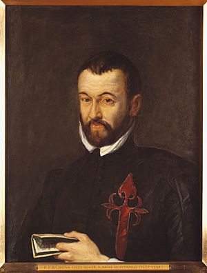 Portret van Benedictus Arias Montanus, Peter Paul Rubens, schilderij, Museum Plantin-Moretus (Antwerpen) - MPM V IV 056
