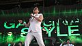 Psy performing Gangnam Style at the Future Music Festival 2013