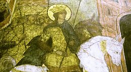 Queen Dinar fresco, Moscow Kremlin.jpg