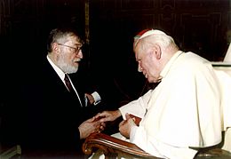 Radzilowski with Pope