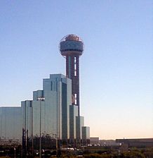 Reunion tower from crowley