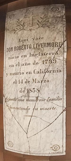Robert Livermore grave marker