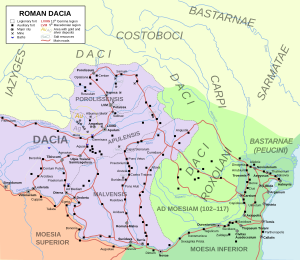 Roman province of Dacia (106 - 271 AD)