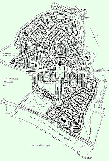 Sea Mills Garden Suburb, Bristol, 1920 Plan