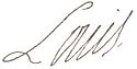 Louis XVI's signature