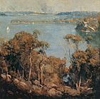 Streeton Sydney Harbour 1907