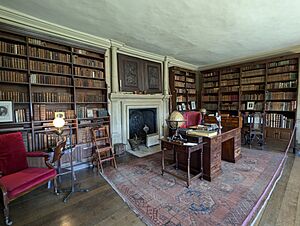 The Book Room at Canons Ashby