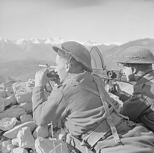 The British Army in Italy 1943 NA8979