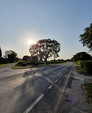 The Great North Road, through Sutton-on-Trent