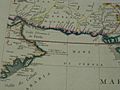 The western part of the Indian Ocean, by Vincenzo Maria Coronelli, 1693 from his system of global gores the Makran coast