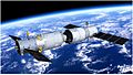 Tianzhou-1 and Tiangong-2 rendering