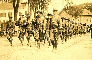 Troops Kennebunk Maine circa 1918