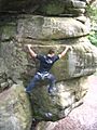 Tunbridge Wells High Rocks climber