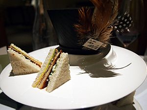 Two toast sandwiches, the Fat Duck, November 2012