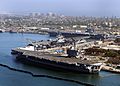 US Navy 100506-N-8421M-124 The aircraft carriers USS Ronald Reagan (CVN 76), USS Nimitz (CVN 68) and USS Carl Vinson (CVN 70) are pierside at Naval Air Station North Island