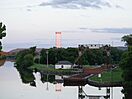 Utica Tower and harbor lock