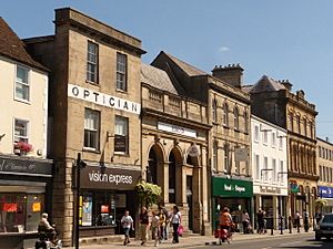 Warminster- some town-centre shops (geograph 2025490).jpg
