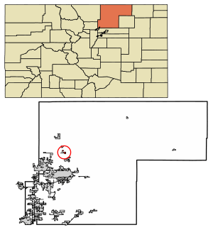 Location of the Town of Ault in Weld County, Colorado.